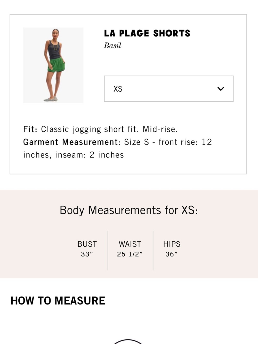 Clare V La Plage Shorts - Basil NWT $145 - Picture 6 of 12